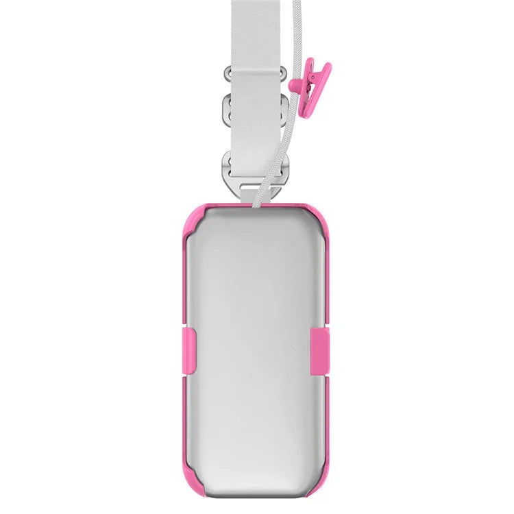 CP17 For Apple Vision Pro Battery Cover Power Bank Protective Case with Back Clip and Crossbody Strap
