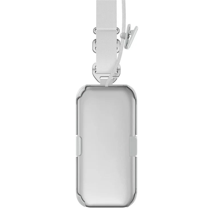 CP17 For Apple Vision Pro Battery Cover Power Bank Protective Case with Back Clip and Crossbody Strap