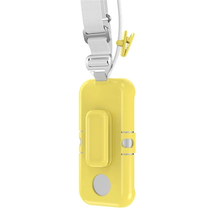CP17 For Apple Vision Pro Battery Cover Power Bank Protective Case with Back Clip and Crossbody Strap
