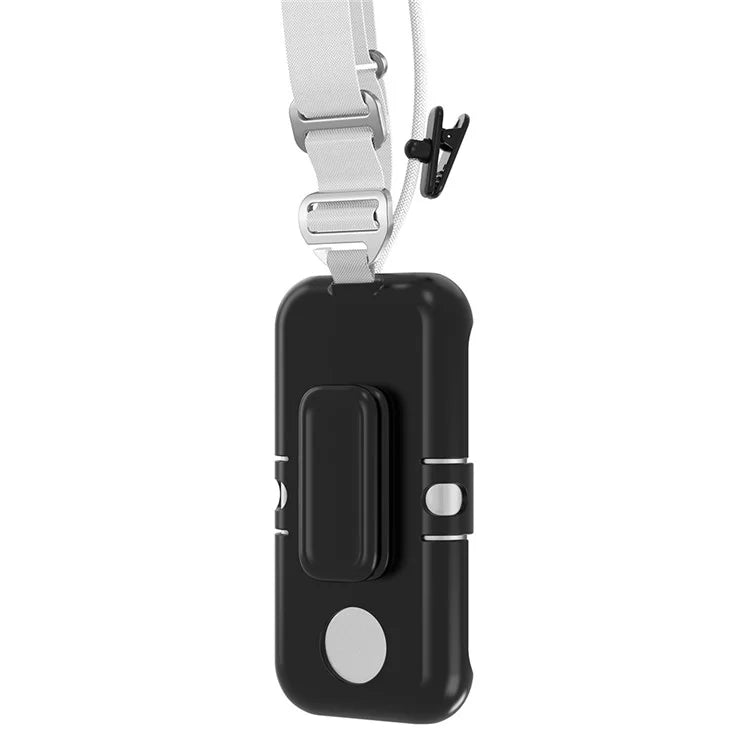 CP17 For Apple Vision Pro Battery Cover Power Bank Protective Case with Back Clip and Crossbody Strap