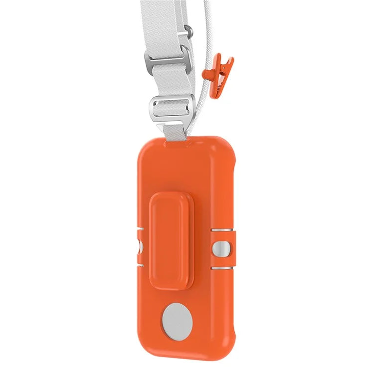 CP17 For Apple Vision Pro Battery Cover Power Bank Protective Case with Back Clip and Crossbody Strap
