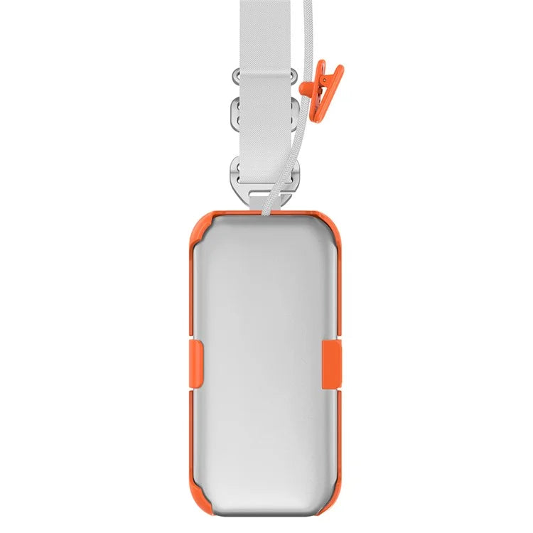 CP17 For Apple Vision Pro Battery Cover Power Bank Protective Case with Back Clip and Crossbody Strap