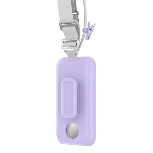 CP16 For Apple Vision Pro Battery Protective Cover Power Bank Case with Back Clip and Crossbody Strap