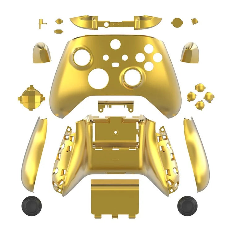 DATA FROG For Xbox Series X / S Game Controller ABS Shell Electroplated Replacement Gamepad Cover