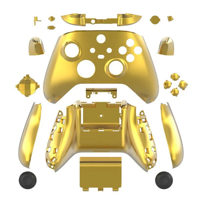 DATA FROG For Xbox Series X / S Game Controller ABS Shell Electroplated Replacement Gamepad Cover