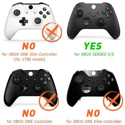 DATA FROG For Xbox Series X / S Game Controller ABS Shell Electroplated Replacement Gamepad Cover