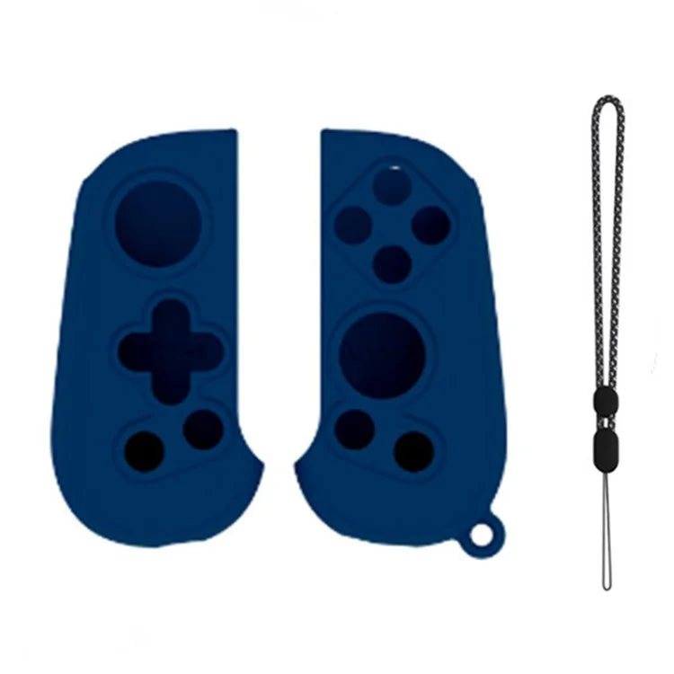 1 Pair Silicone Grip Case Cover for Backbone One Controller Protective Sleeve with Hand Strap