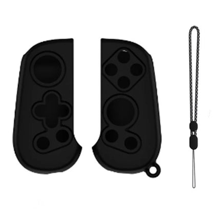1 Pair Silicone Grip Case Cover for Backbone One Controller Protective Sleeve with Hand Strap