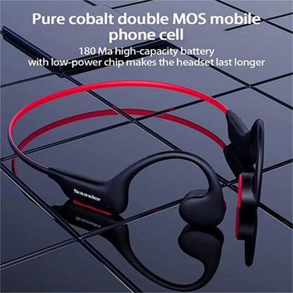 SOUNDER X6 Bone Conduction Bluetooth Headset Wireless Headphone Waterproof Earphone