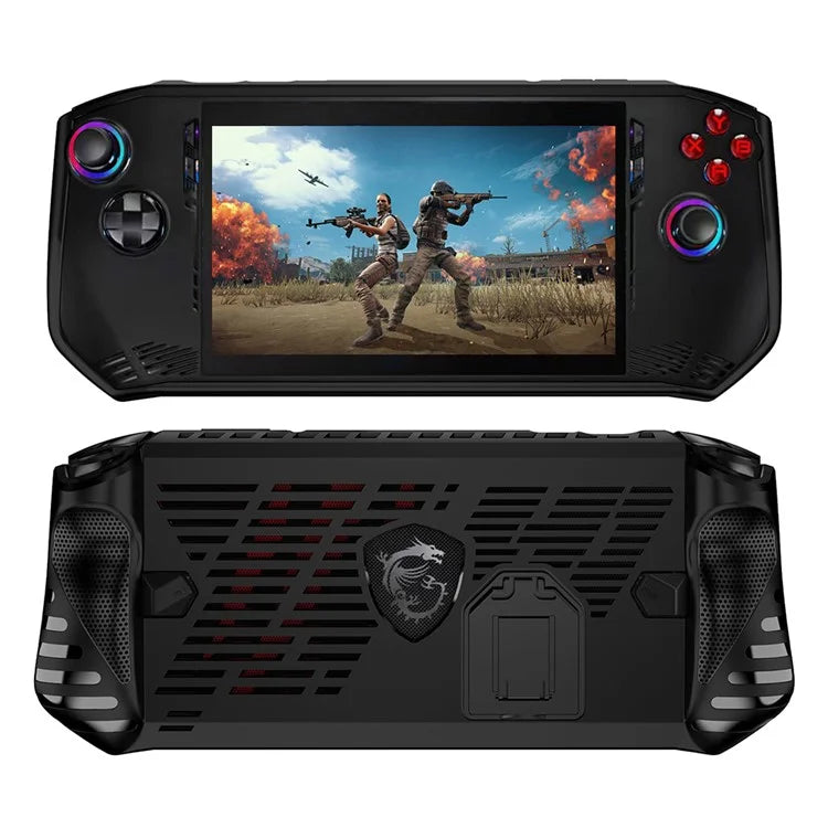 For MSI Claw TPU Case Handheld Game Console Protective Sleeve with Kickstand