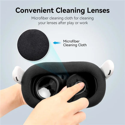 AMVR VR Lens Cover Protector for Meta Quest 3 Dust-Proof Anti-Scratch Shield