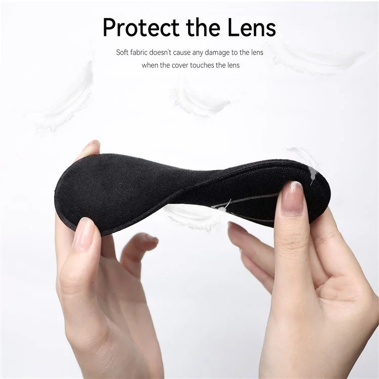 AMVR Silicone Lens Protector Set for Meta Quest 3 Anti-Scratch Ring + Dust Shield + Cleaning Cloth