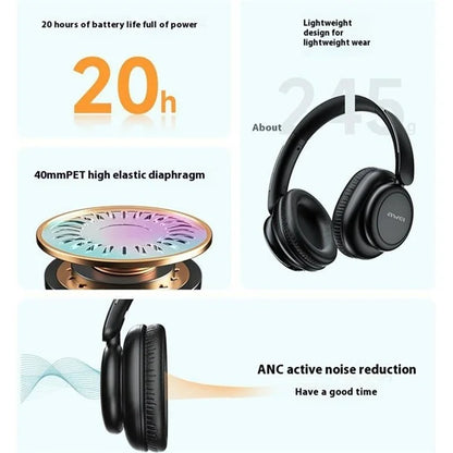 AWEI A996Pro Foldable Bluetooth Over-Ear Headphone ANC Noise Canceling Headset