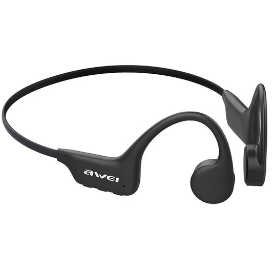 AWEI A899BL Bone Conduction Open Ear Bluetooth Headphones IPX8 Swimming Earphones
