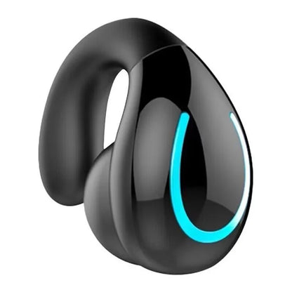 YX-08 Noise Reduction Single Earbud Bone Conduction Ear Clip Wireless Bluetooth Headphones