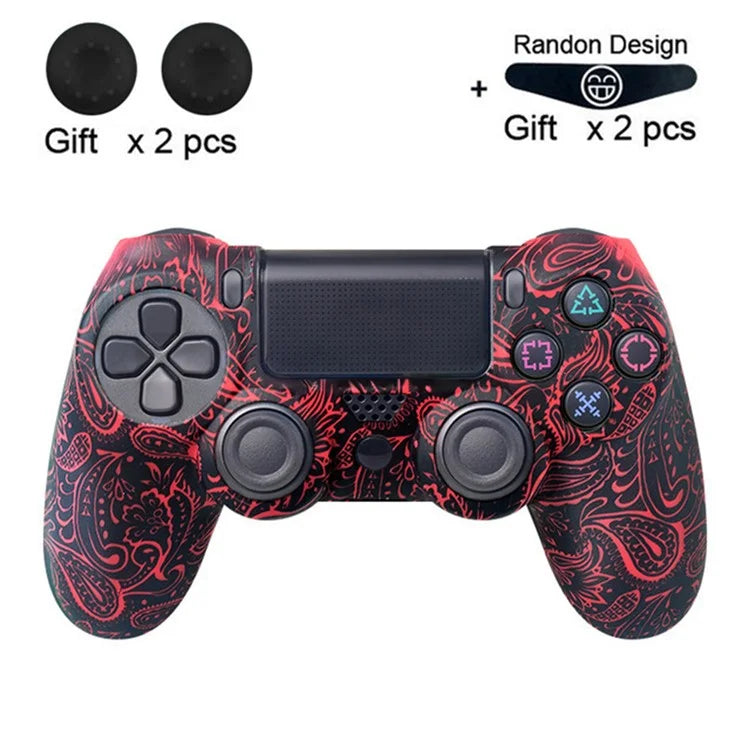 DATA FROG Silicone Cover for Sony PlayStation 4 Pro / PS4 Slim / Playstation 4 Game Controller Graffiti Protective Case