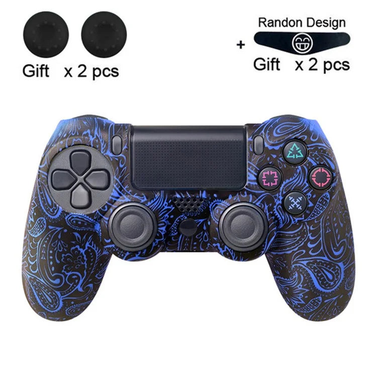 DATA FROG Silicone Cover for Sony PlayStation 4 Pro / PS4 Slim / Playstation 4 Game Controller Graffiti Protective Case