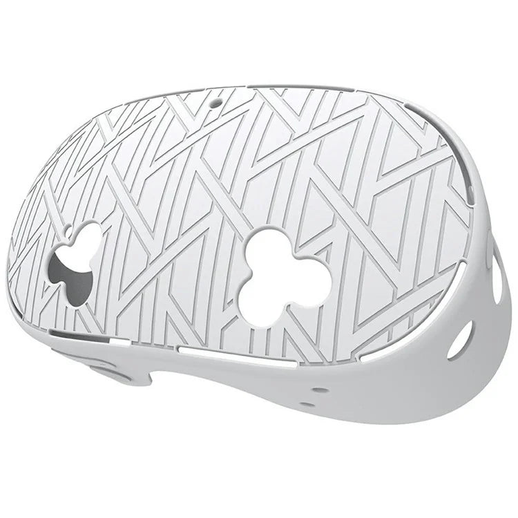 For Meta Quest 3S VR Silicone Case Stripes Style Heat Dissipation Protective Cover