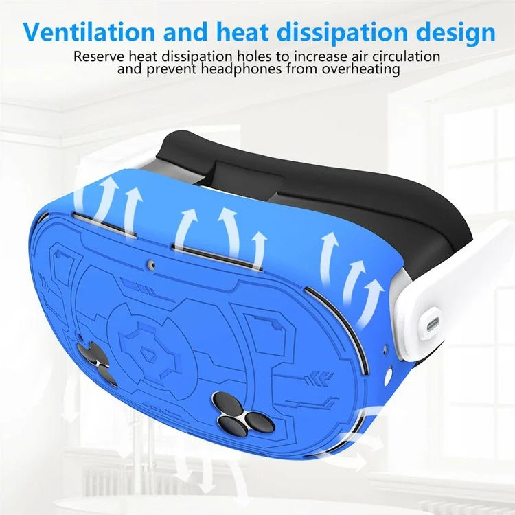 Silicone Protective Case for Meta Quest 3S Shockproof Sleeve Cover VR Headset Accessory