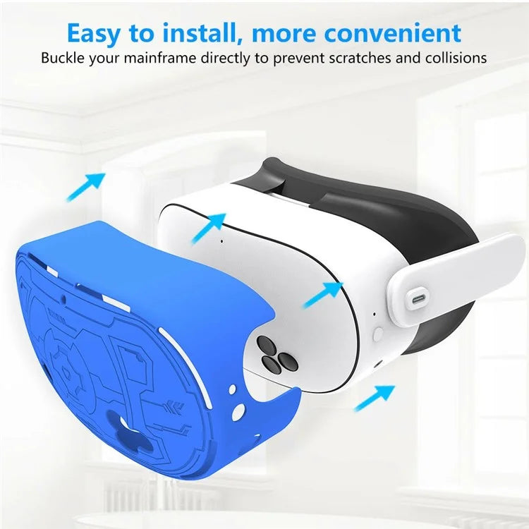 Silicone Protective Case for Meta Quest 3S Shockproof Sleeve Cover VR Headset Accessory