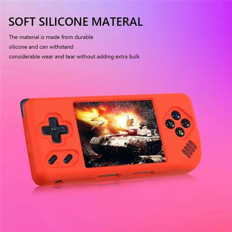 Silicone Protective Case for Anbernic RG28XX Handheld Gaming Console Sleeve with Strap