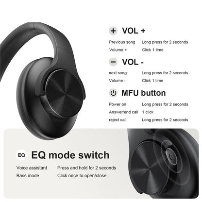 LENOVO Erazer G50 Wireless Bluetooth Stereo Headphone Over-Ear Foldable Music Headset
