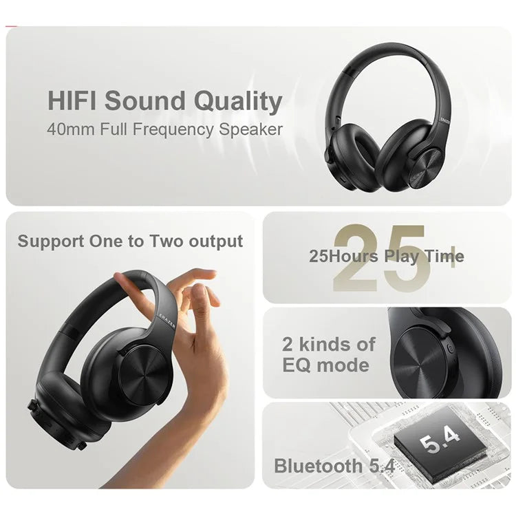 LENOVO Erazer G50 Wireless Bluetooth Stereo Headphone Over-Ear Foldable Music Headset