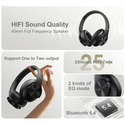 LENOVO Erazer G50 Wireless Bluetooth Stereo Headphone Over-Ear Foldable Music Headset