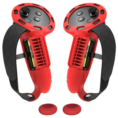 1 Pair For Meta Quest 3 / 3S Controller Grips Cover Silicone Extended Handle Accessories