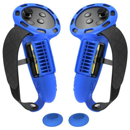 1 Pair For Meta Quest 3 / 3S Controller Grips Cover Silicone Extended Handle Accessories
