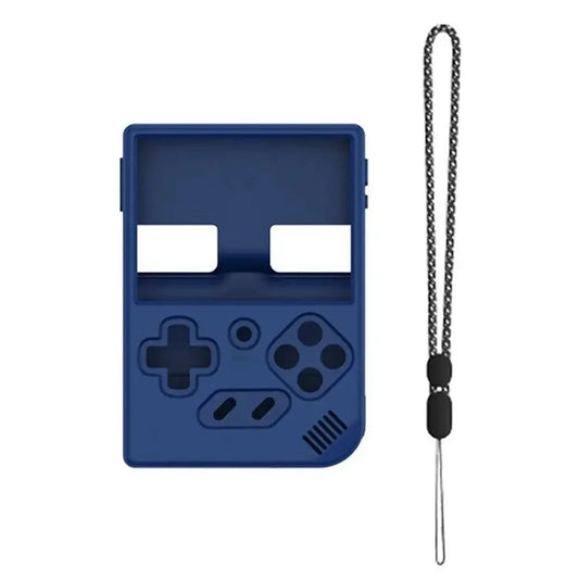 For ANBERNIC RG35XX Plus Silicone Case Handheld Gaming Console Sleeve Cover with Strap