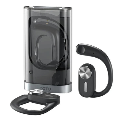 TOTU BE-1-OWS Earhook Hanging Headset Bluetooth Wireless Headphone Earphone with Charging Bin