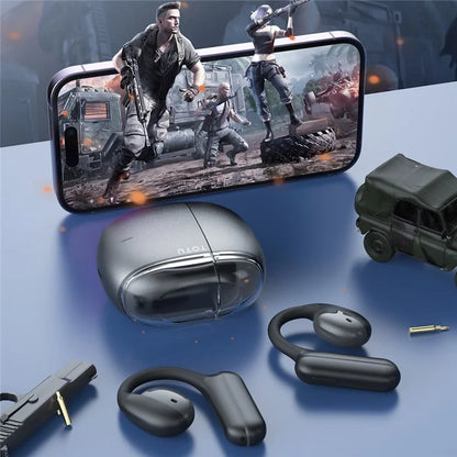 TOTU BE-3-OWS Bluetooth Wireless Headphone Earphone Earhook Hanging Headset with Charging Bin