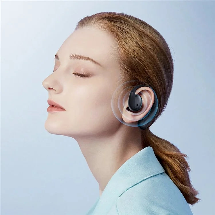 TOTU BE-3-OWS Bluetooth Wireless Headphone Earphone Earhook Hanging Headset with Charging Bin