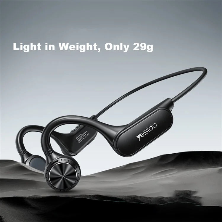 YESIDO YSP12 Bone Conduction Bluetooth Headphone Wireless Neckband Sport Headset