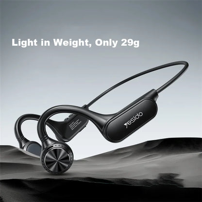 YESIDO YSP12 Bone Conduction Bluetooth Headphone Wireless Neckband Sport Headset