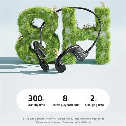 AWEI A897BL Air Conduction Bluetooth Sports Headset Waterproof Earphone Wireless Headphone