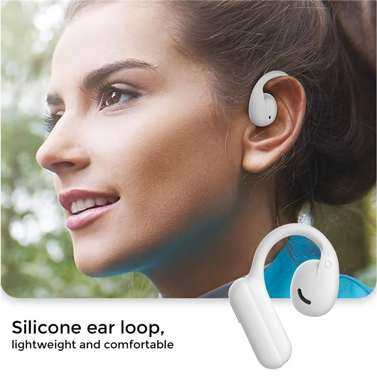 AHASTYLE WG134 Silicone Ear Loop Headphone Open Ear Wireless Bluetooth Earphones
