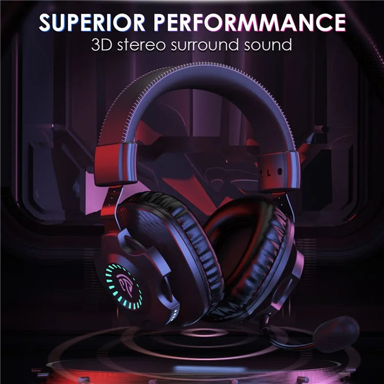 EASYSMX V07W Wireless Headset 3 Modes Gaming Headphones with Noise Cancelling Microphone for PC / PS4 / PS5