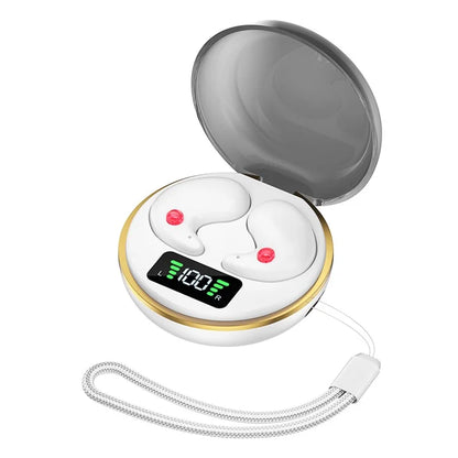 BY-8 Invisible Sleep Earbuds Wireless Bluetooth 5.3 Noise Canceling Headphones for Side Sleepers