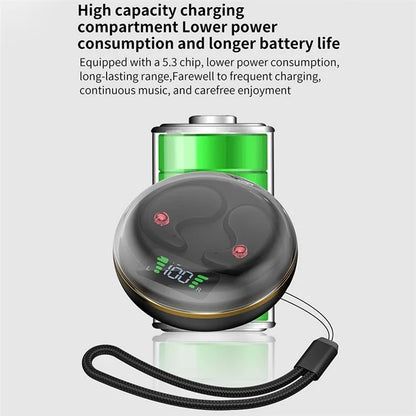 BY-8 Invisible Sleep Earbuds Wireless Bluetooth 5.3 Noise Canceling Headphones for Side Sleepers