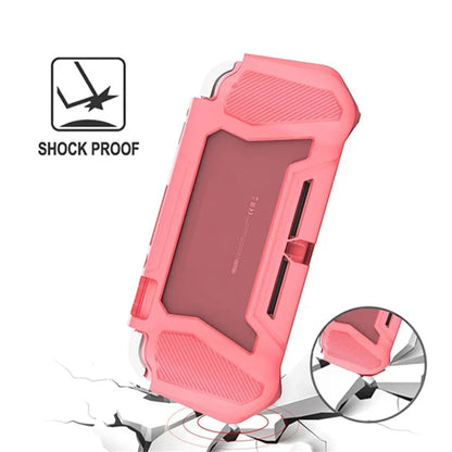 For Nintendo Switch Lite Game Controller Protector PC + TPU Protective Sleeve Handle Grip