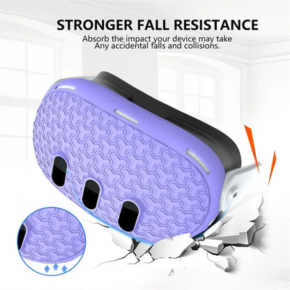 For Meta Quest 3 Soft TPU Protective Case VR Headset Anti-shock Cover