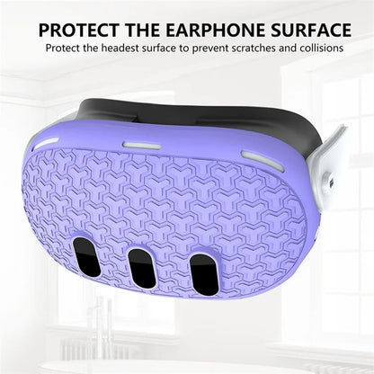 For Meta Quest 3 Soft TPU Protective Case VR Headset Anti-shock Cover