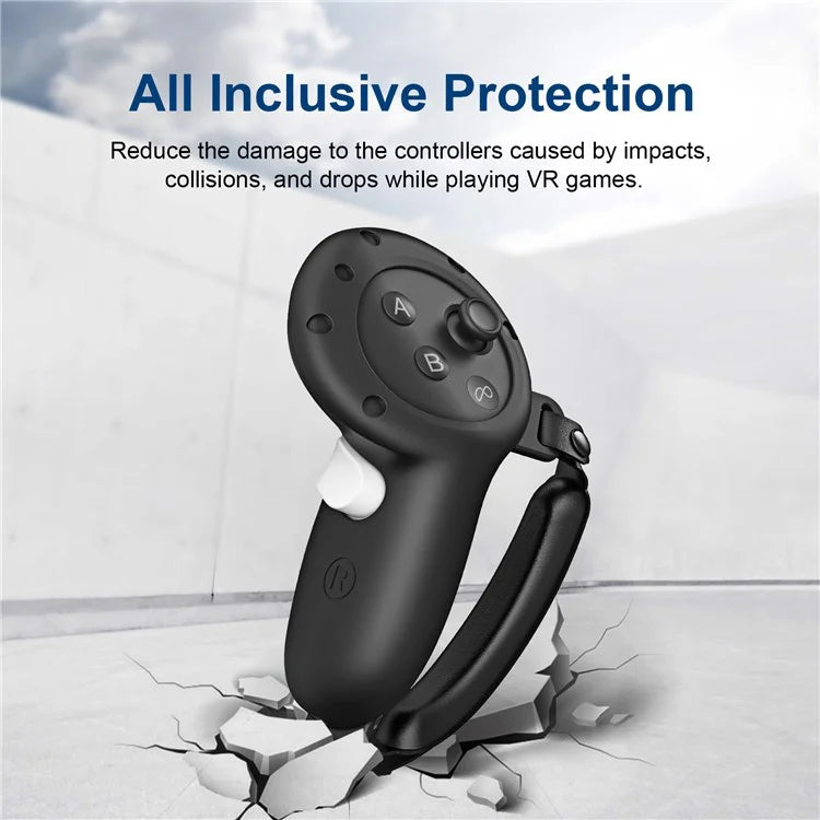 WOLMTT 1 Pair for Meta Quest 3 Touch Controller Anti-drop Protective Cover Silicone Sleeve