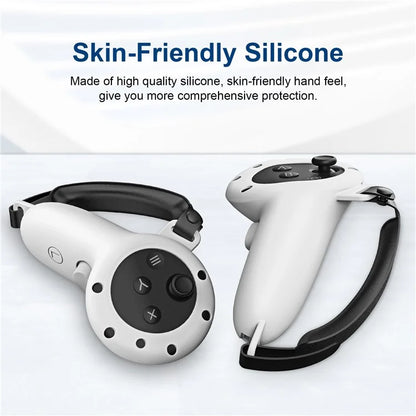WOLMTT 1 Pair for Meta Quest 3 Touch Controller Anti-drop Protective Cover Silicone Sleeve