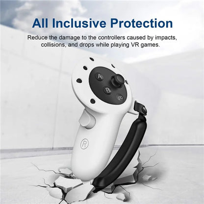 WOLMTT 1 Pair for Meta Quest 3 Touch Controller Anti-drop Protective Cover Silicone Sleeve