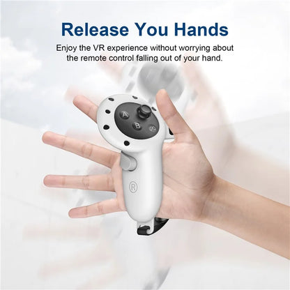 WOLMTT 1 Pair for Meta Quest 3 Touch Controller Anti-drop Protective Cover Silicone Sleeve