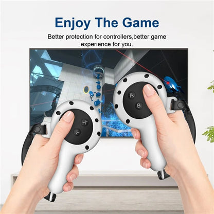 WOLMTT 1 Pair for Meta Quest 3 Touch Controller Anti-drop Protective Cover Silicone Sleeve