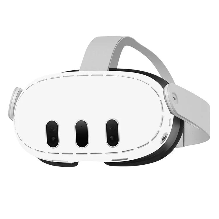 For Meta Quest 3 Soft Silicone Protective Case VR Headset Anti-dust Anti-drop Cover
